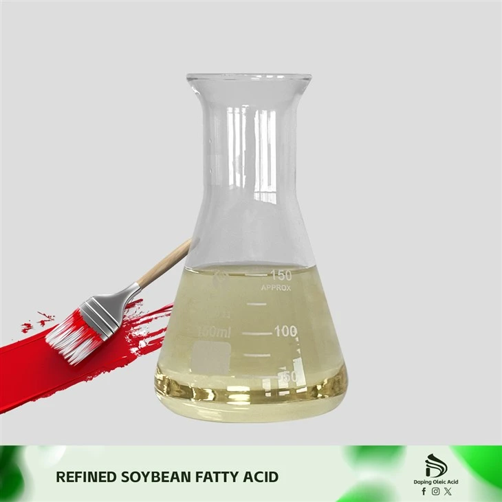 Manufacture Supplier Low Price Cheap Distilled Hydrolyzation Soyabean Oelic Fatty Acid